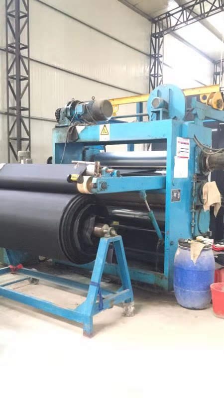 A fabric laminating machine