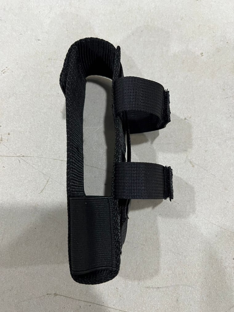 A finished strap assembly